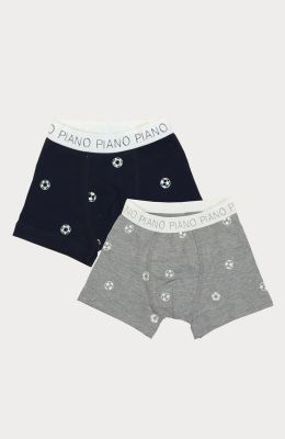 شورت پا دار چاپ توپ فوتبال پک دوتایی