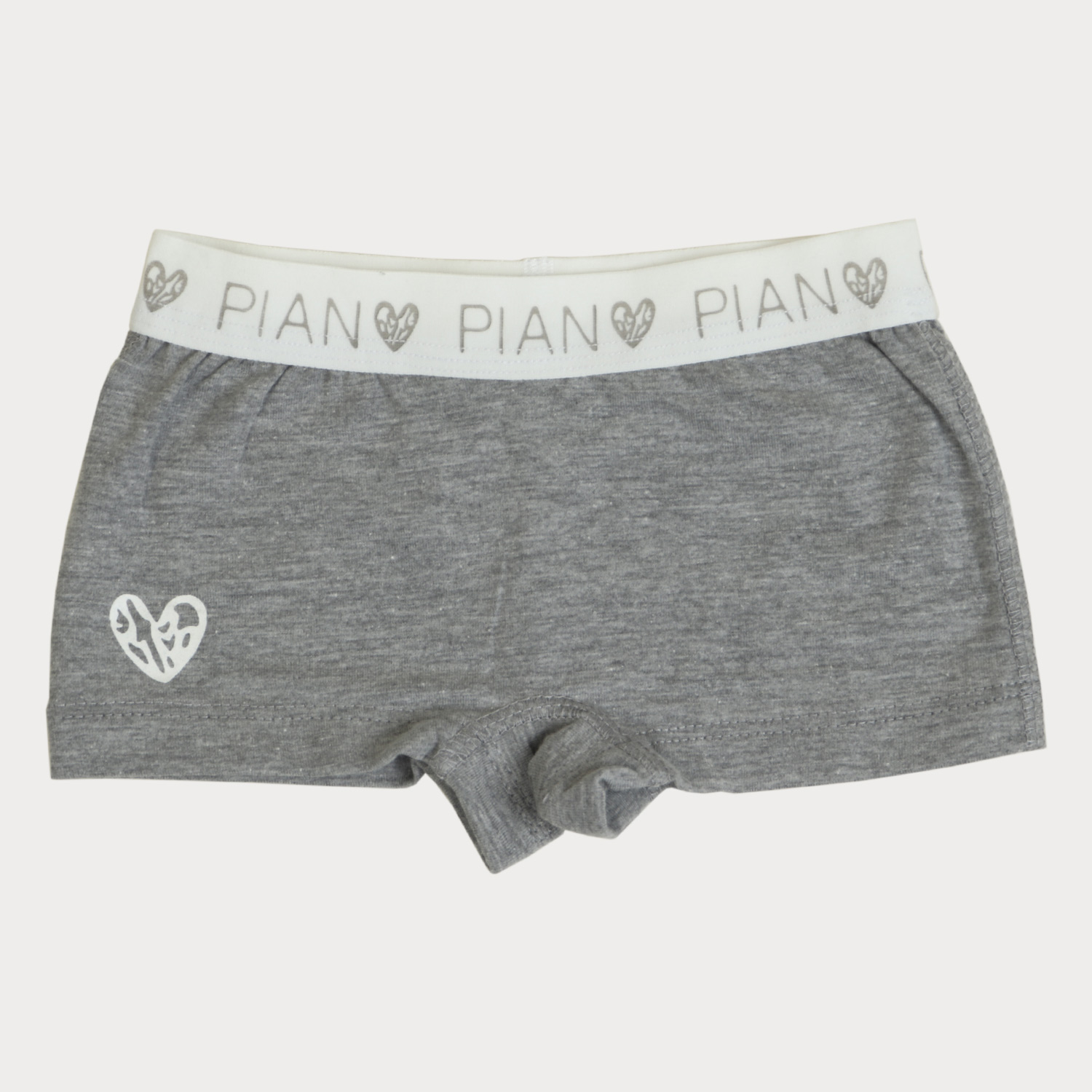 شورت پا دار چاپ قلب پک دوتایی