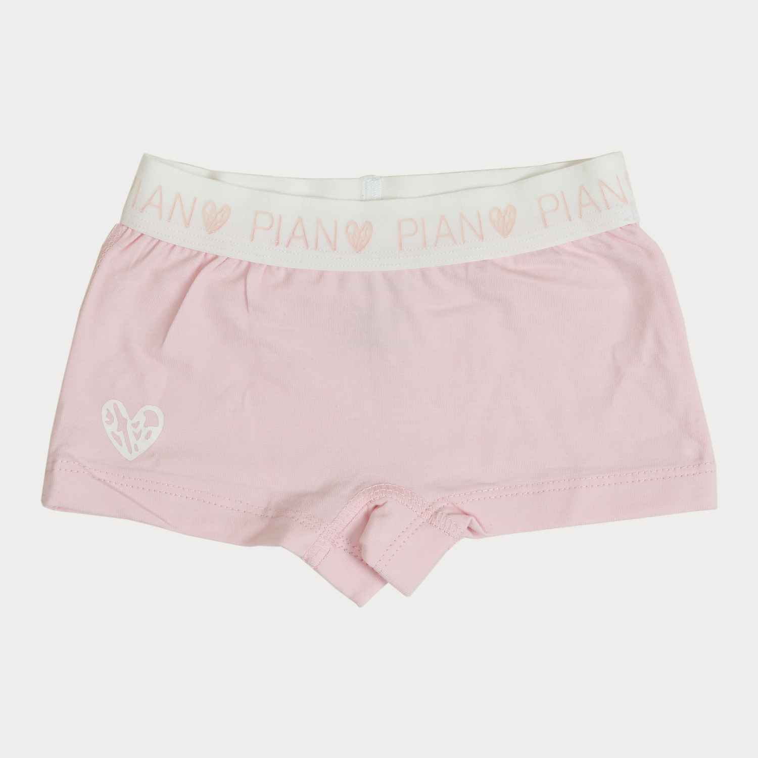 شورت پا دار چاپ قلب پک دوتایی