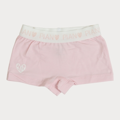 شورت پا دار چاپ قلب پک دوتایی