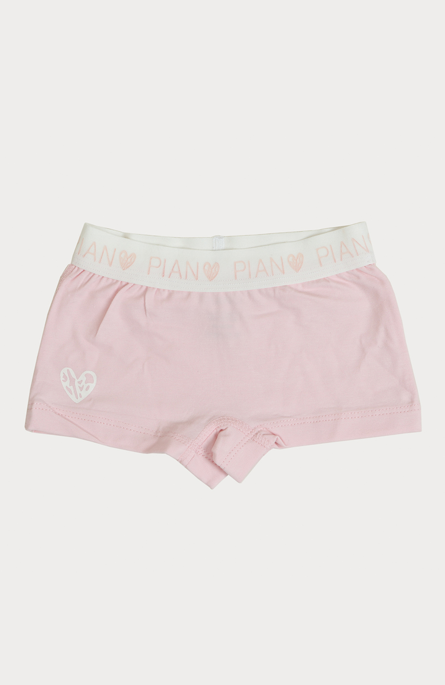 شورت پا دار چاپ قلب پک دوتایی