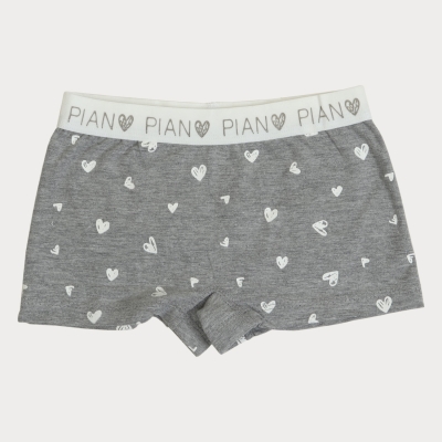 شورت پا دار تمام چاپ قلب پک دوتایی