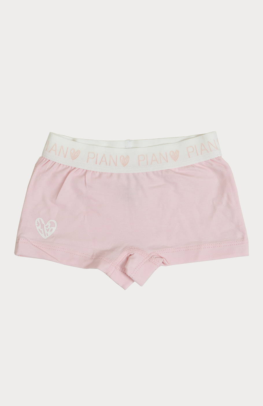 شورت پا دار چاپ قلب پک دوتایی