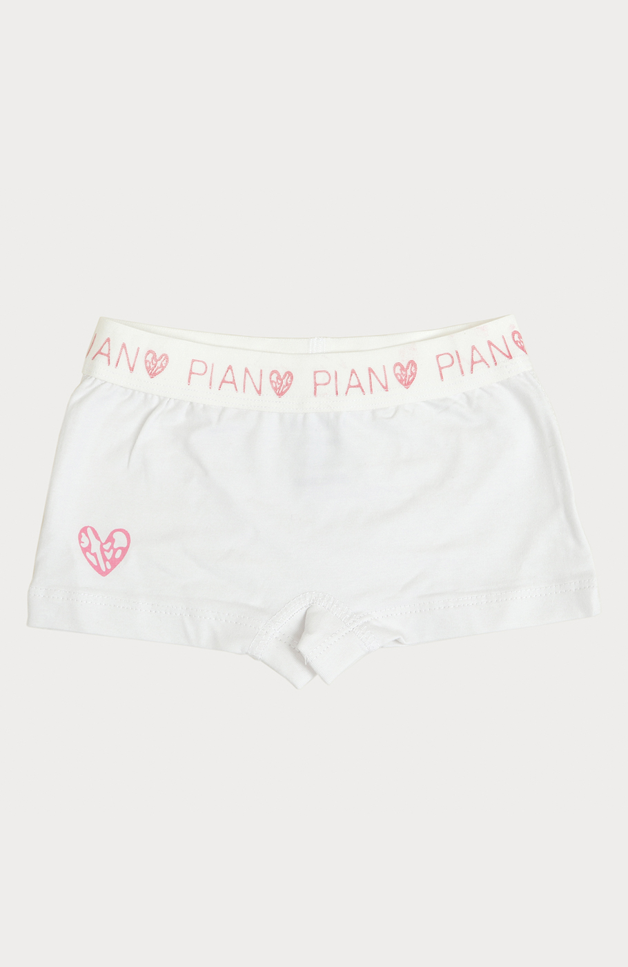 شورت پا دار چاپ قلب پک دوتایی