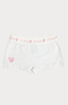 شورت پا دار چاپ قلب پک دوتایی