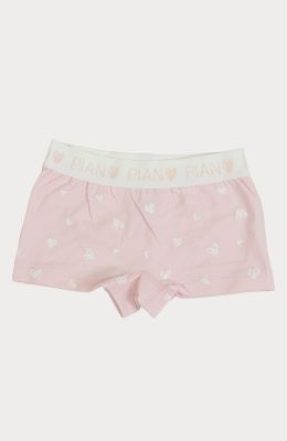 شورت پا دار تمام چاپ قلب پک دوتایی