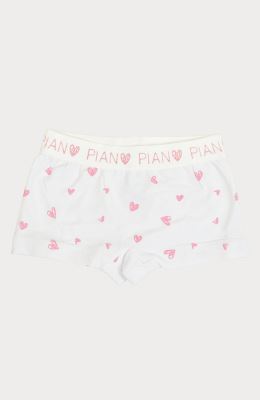 شورت پا دار تمام چاپ قلب پک دوتایی