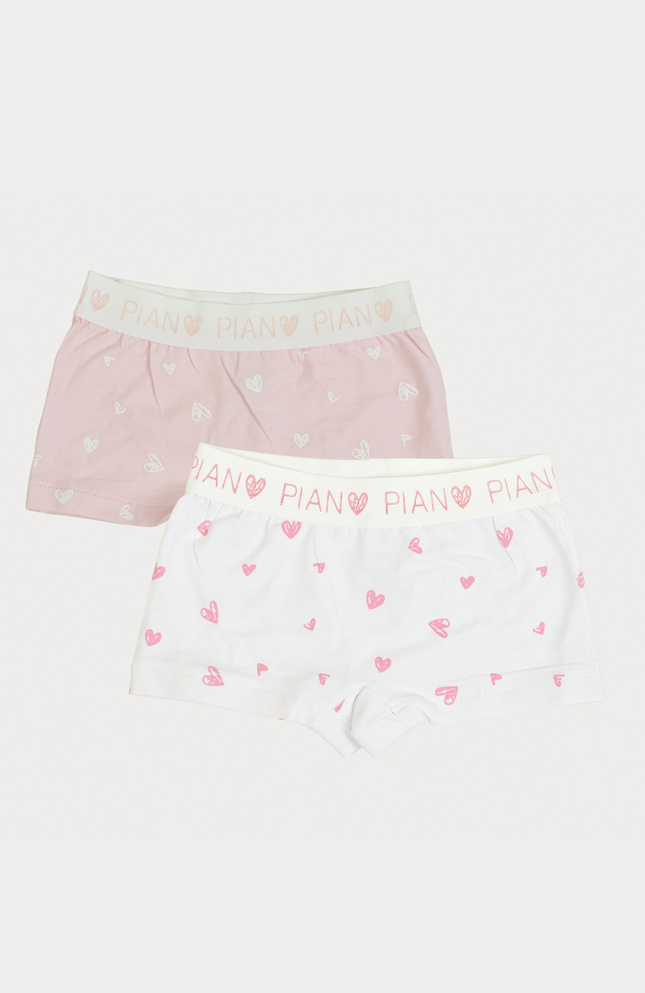 شورت پا دار تمام چاپ قلب پک دوتایی