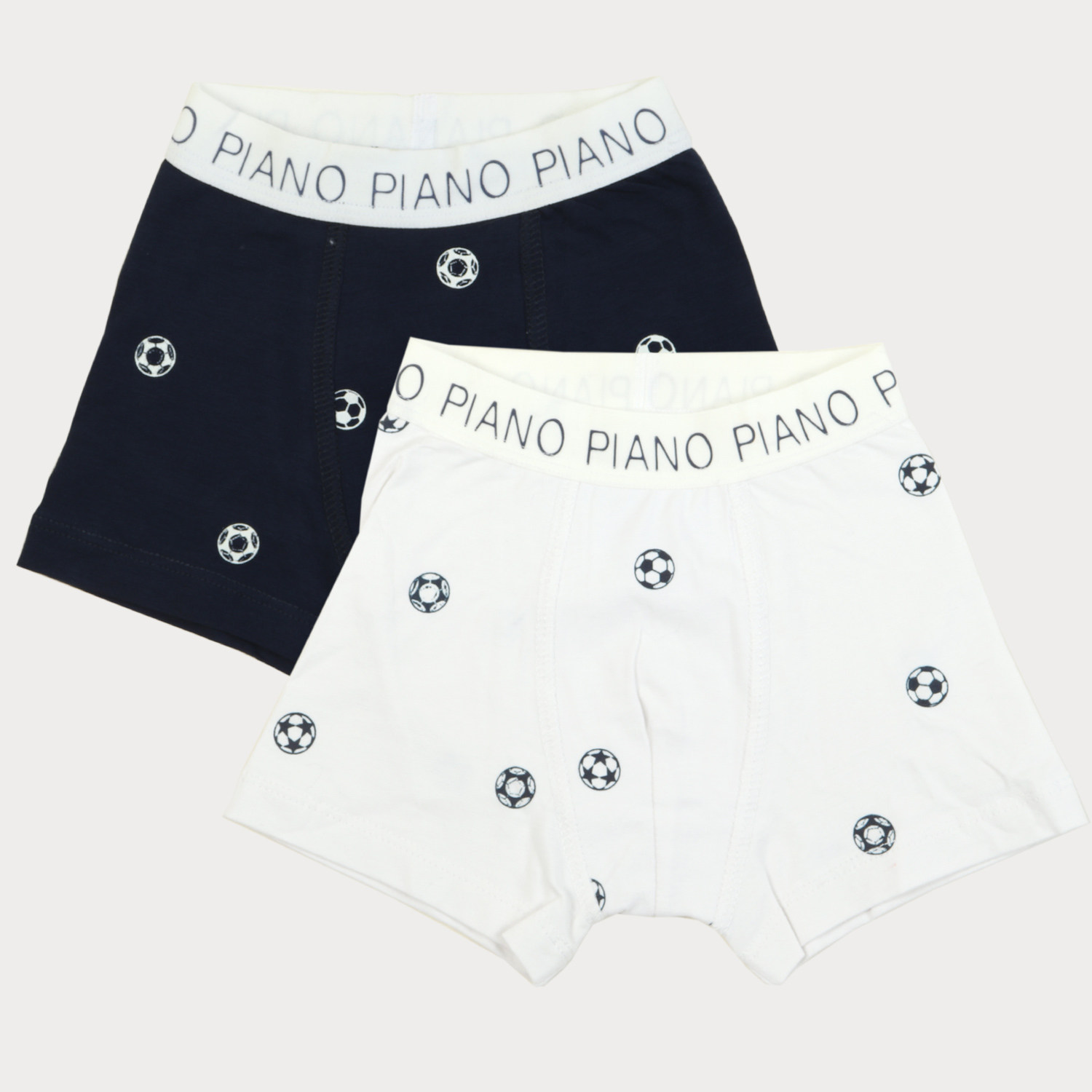 شورت پا دار چاپ توپ فوتبال پک دوتایی