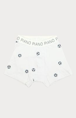 شورت پا دار چاپ توپ فوتبال پک دوتایی