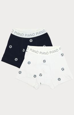 شورت پا دار چاپ توپ فوتبال پک دوتایی