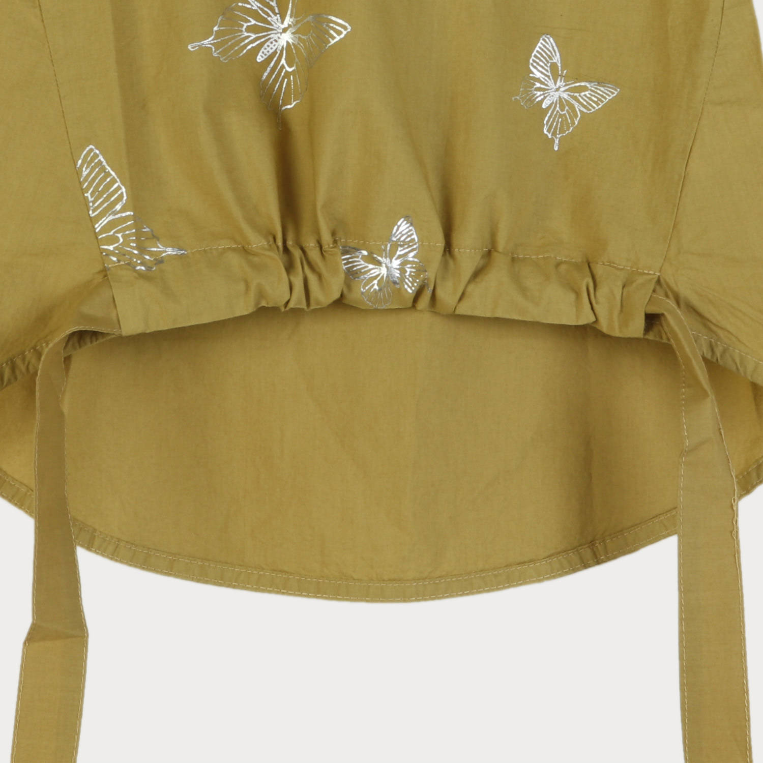 تاپ پوپلین نازک یقه دار