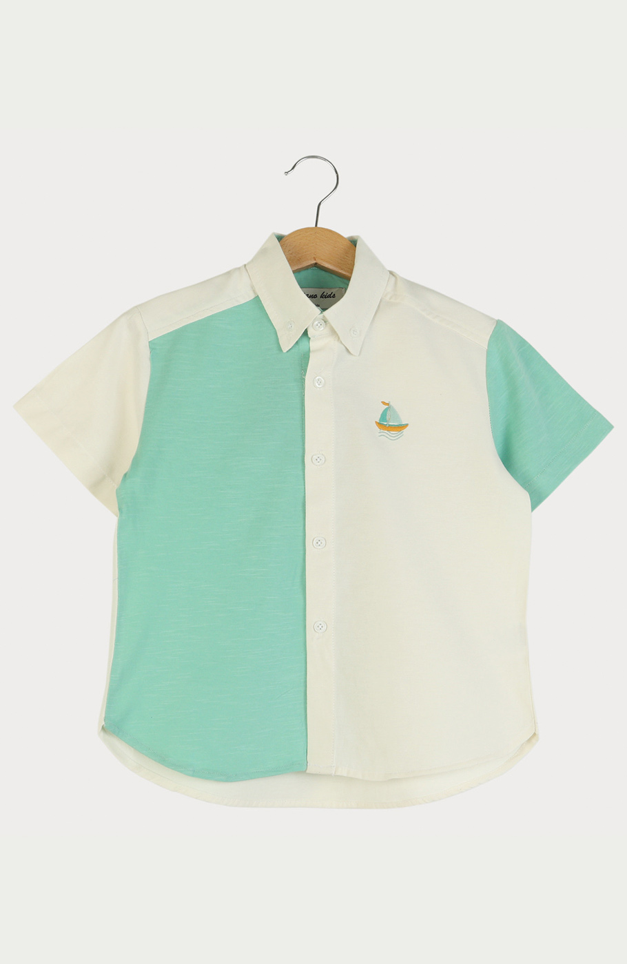 شومیز آکسفورد و اسلپ آستین کوتاه