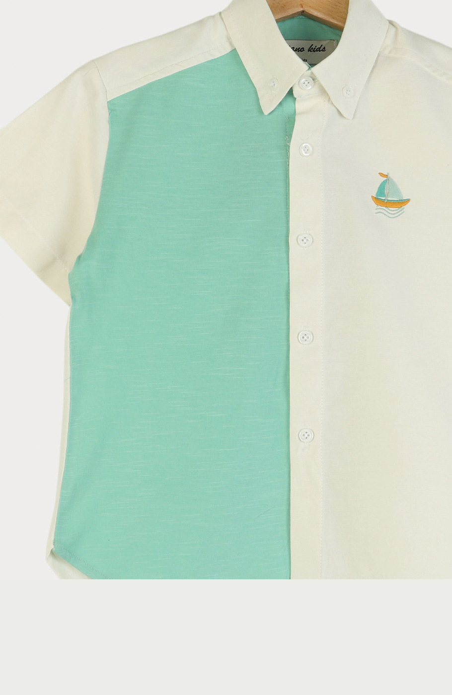 شومیز آکسفورد و اسلپ آستین کوتاه