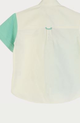 شومیز آکسفورد و اسلپ آستین کوتاه