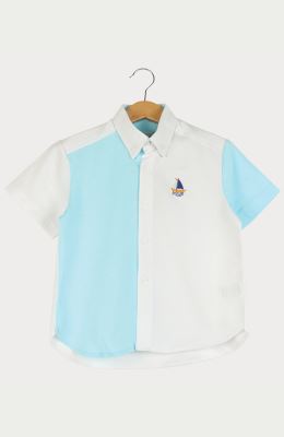 شومیز آکسفورد و اسلپ آستین کوتاه