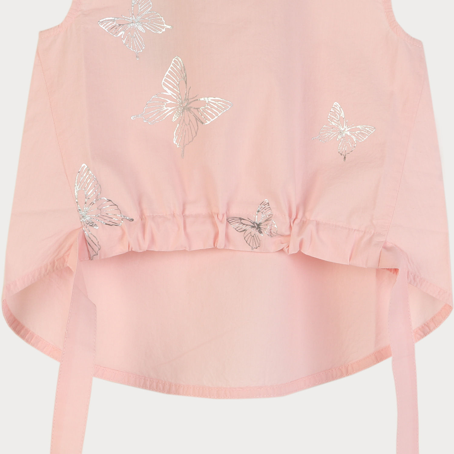 تاپ پوپلین نازک یقه دار