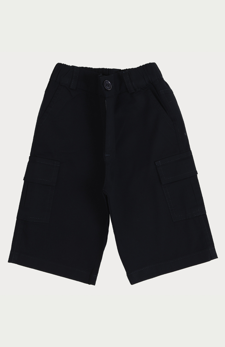 شلوارک کتان جیب دار