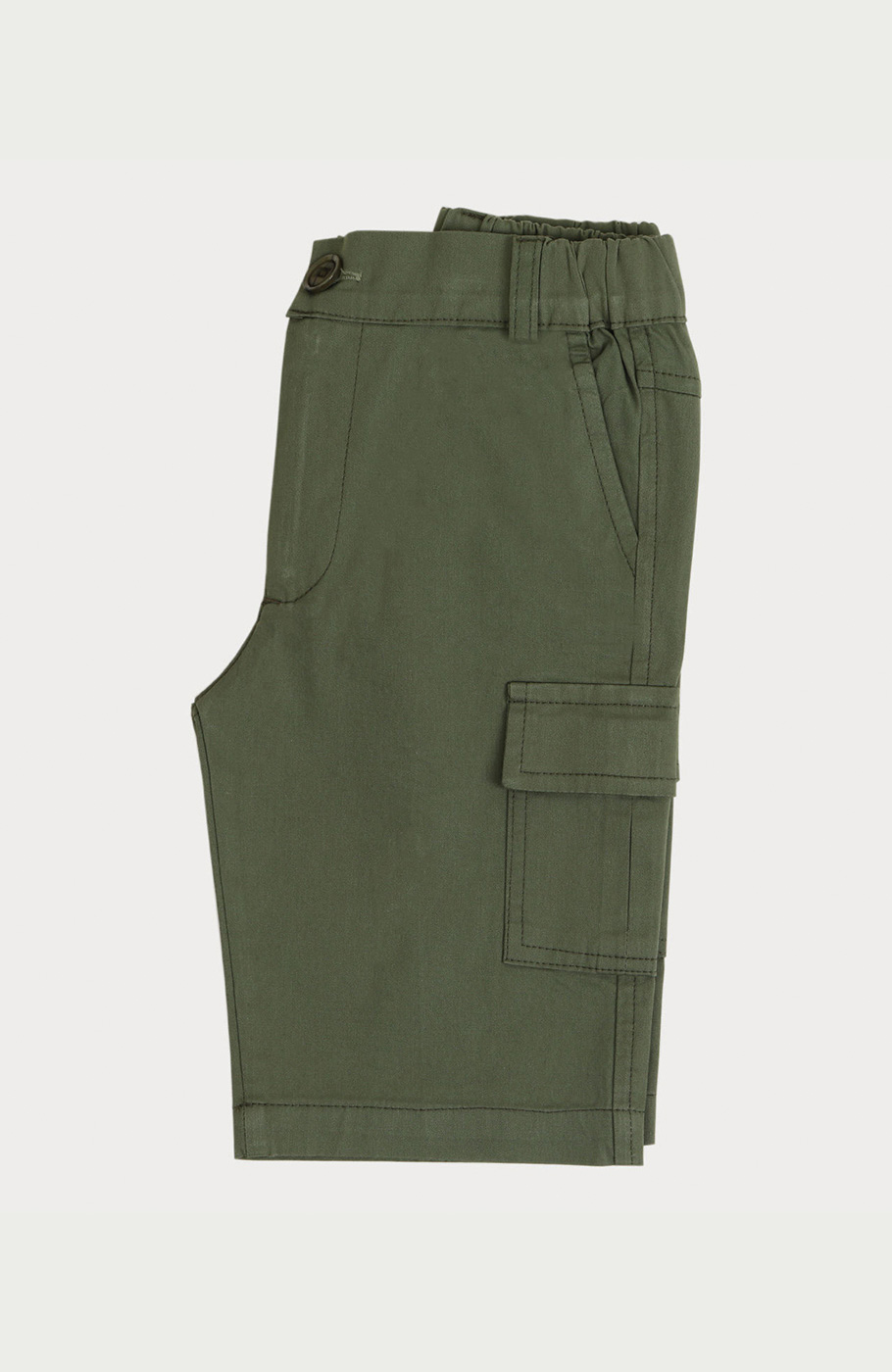 شلوارک کتان جیب دار