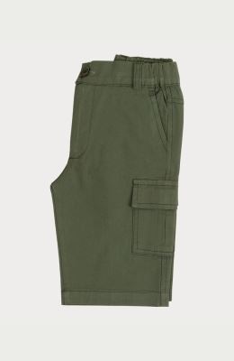 شلوارک کتان جیب دار