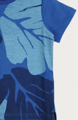 تیشرت یکرو پنبه اسلپ چاک دار