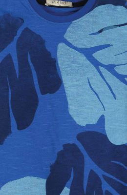 تیشرت یکرو پنبه اسلپ چاک دار