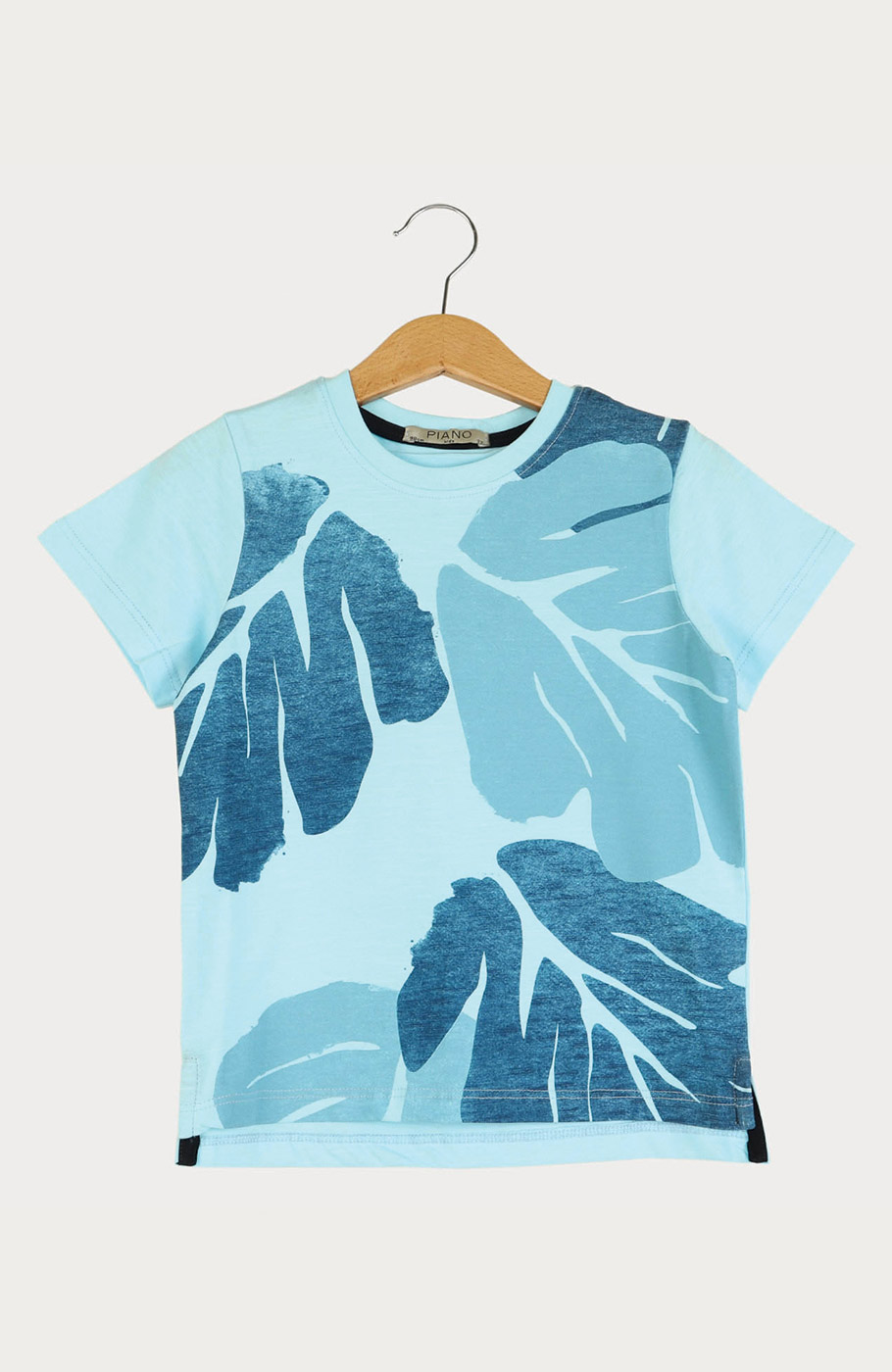 تیشرت یکرو پنبه اسلپ چاک دار