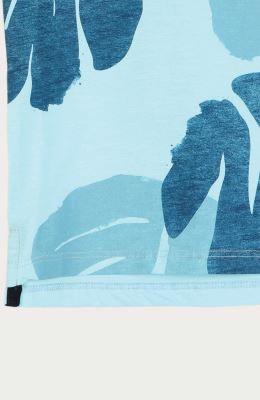 تیشرت یکرو پنبه اسلپ چاک دار