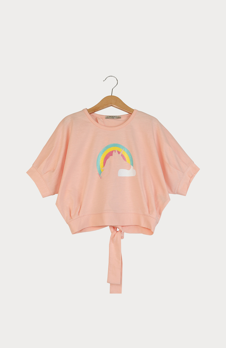 بلوز یکرو لایکرا اسلپ آستین کوتاه کیمونو