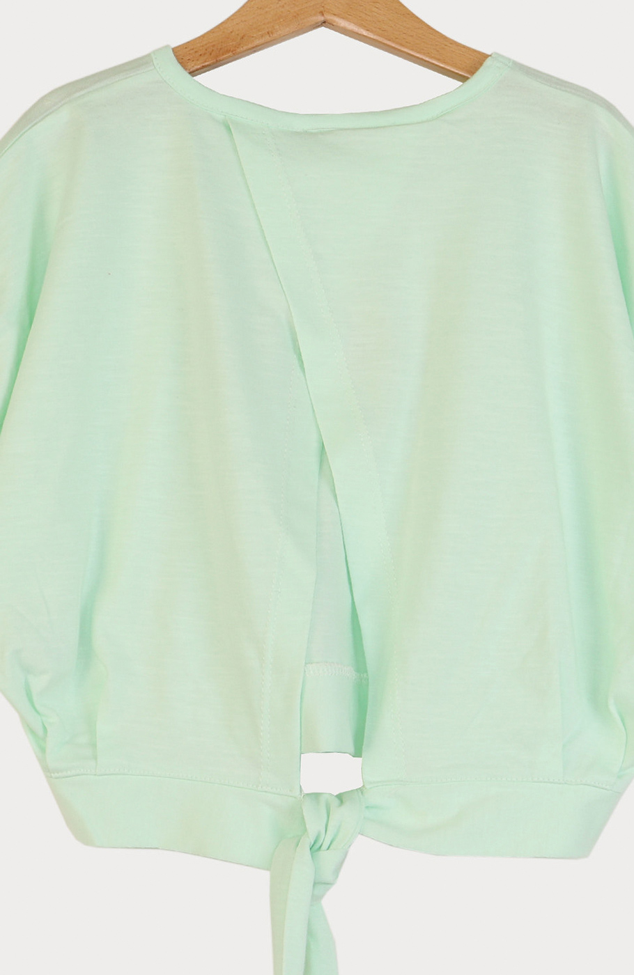 بلوز یکرو لایکرا اسلپ آستین کوتاه کیمونو