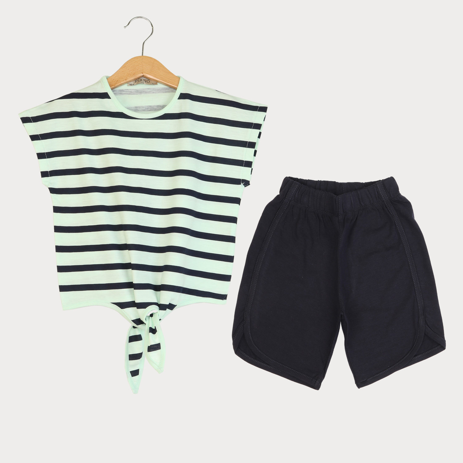 تاپ و شلوارک یکرو لایکرا اسلپ