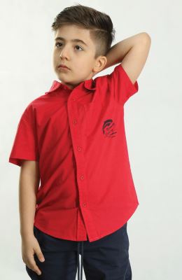 شومیز پوپلین آستین کوتاه