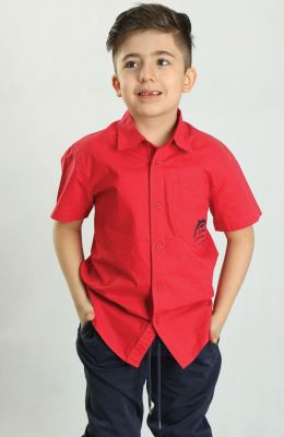 شومیز پوپلین آستین کوتاه