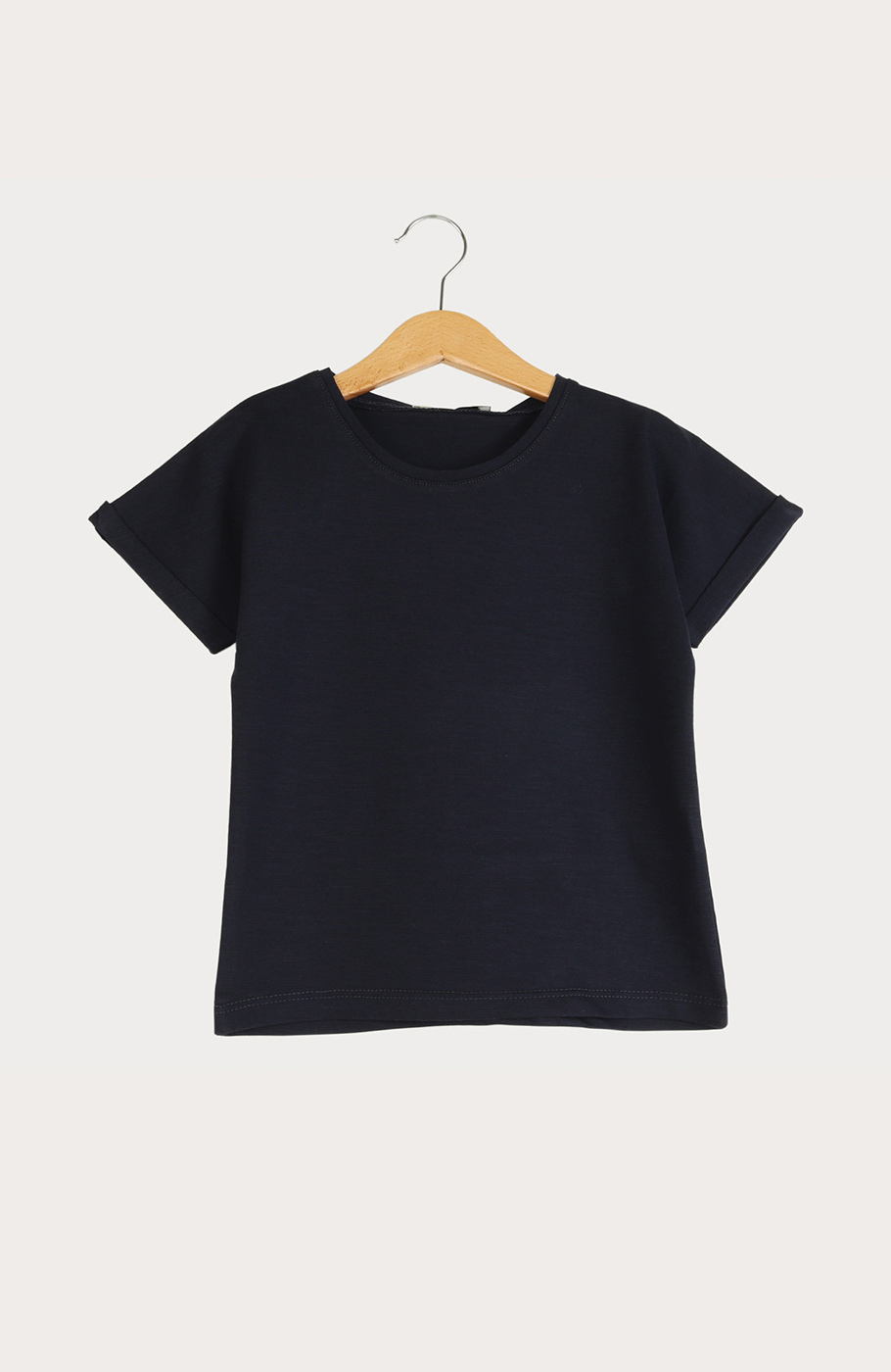 تیشرت یکرو لایکرا اسلپ آستین پاکتی