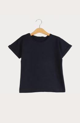 تیشرت یکرو لایکرا اسلپ آستین پاکتی