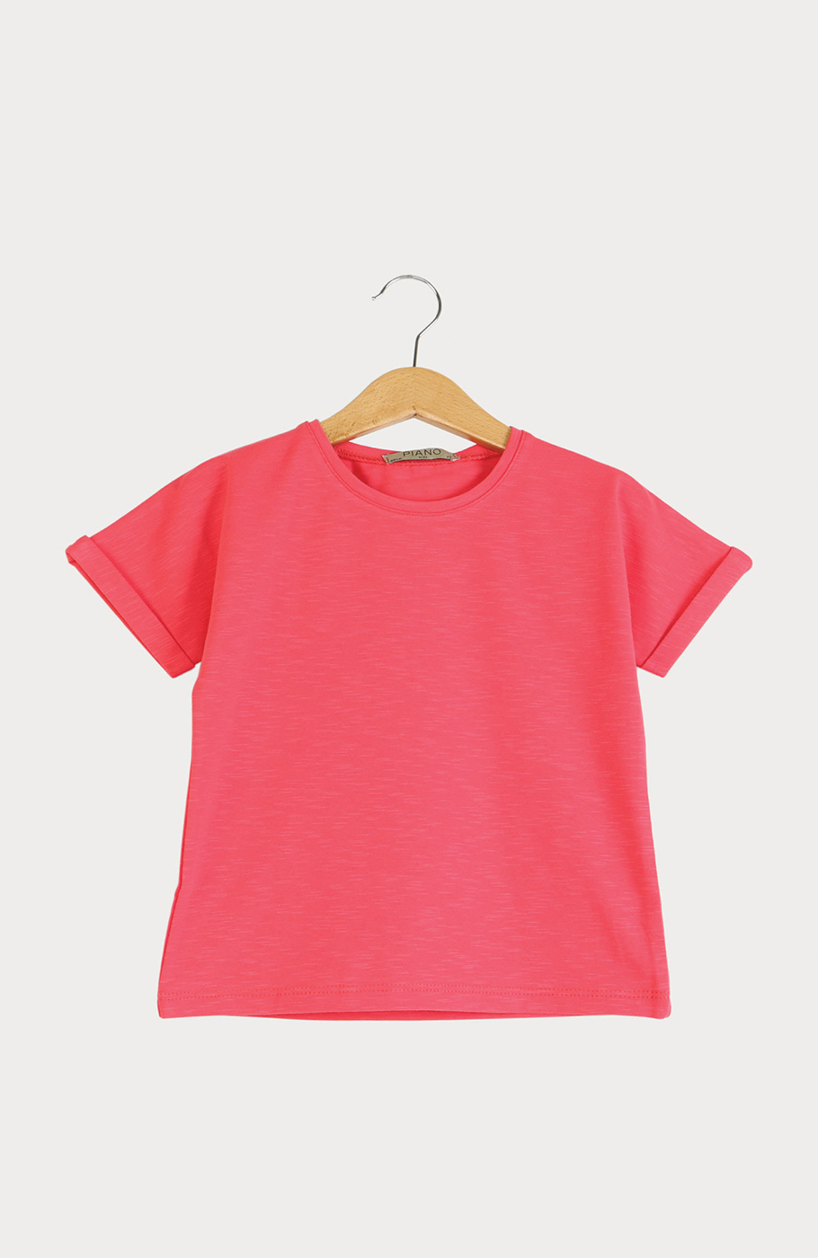 تیشرت یکرو لایکرا اسلپ آستین پاکتی