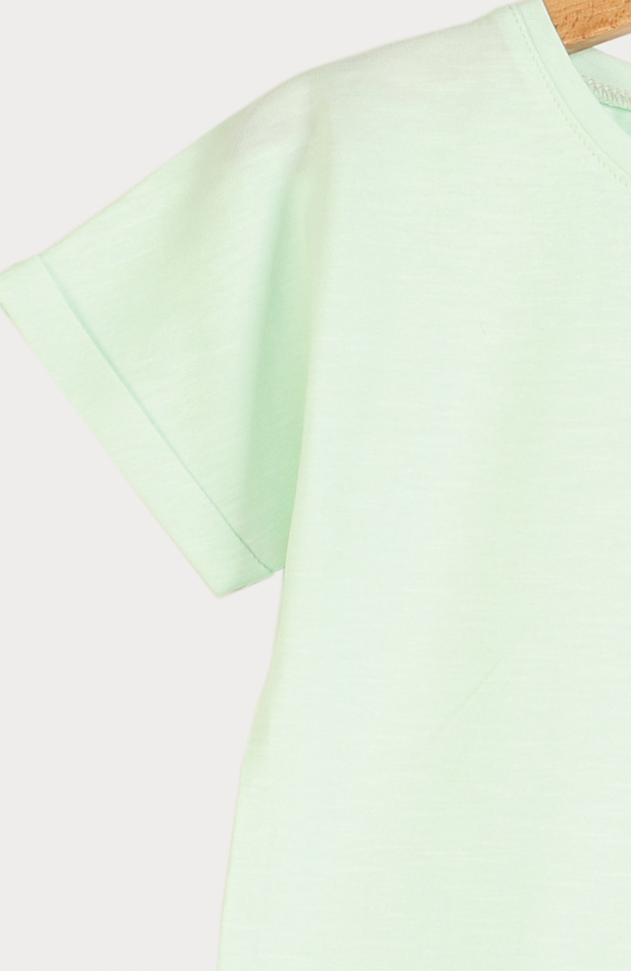 تیشرت یکرو لایکرا اسلپ آستین پاکتی