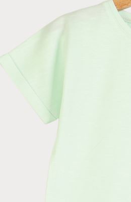 تیشرت یکرو لایکرا اسلپ آستین پاکتی