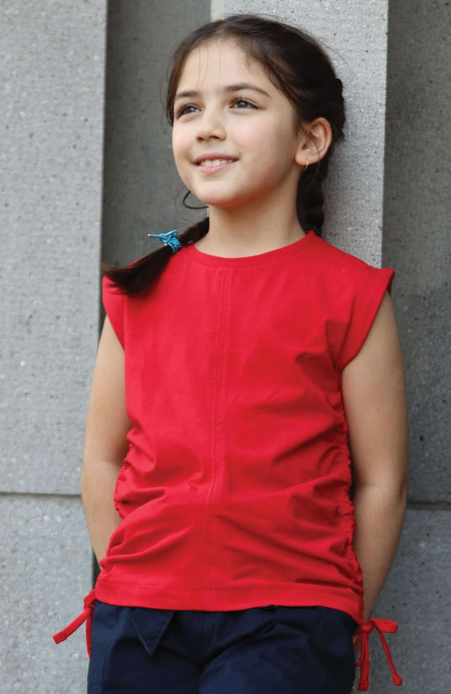 تاپ یکرو لایکرا پهلو گت دار