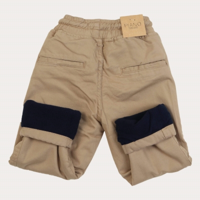 شلوار کتان لاینر دار