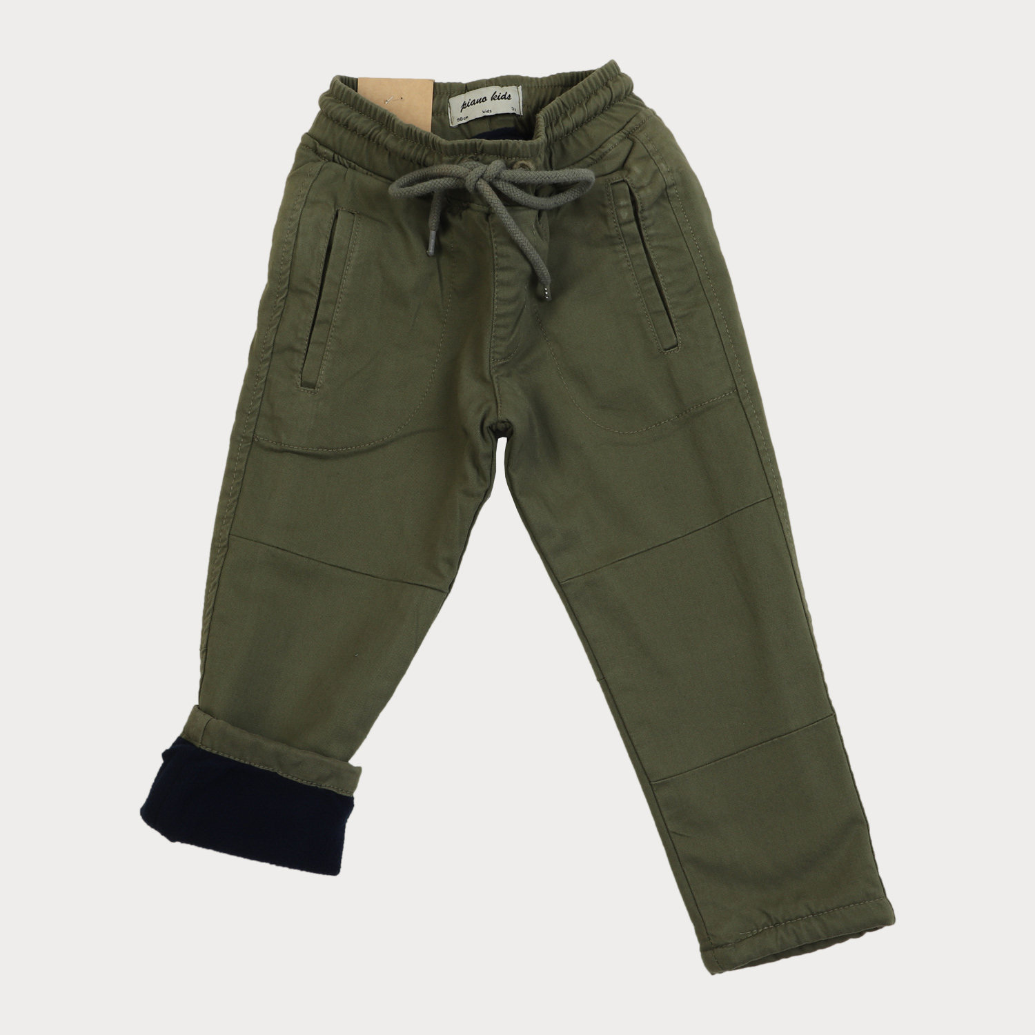 شلوار کتان لاینر دار