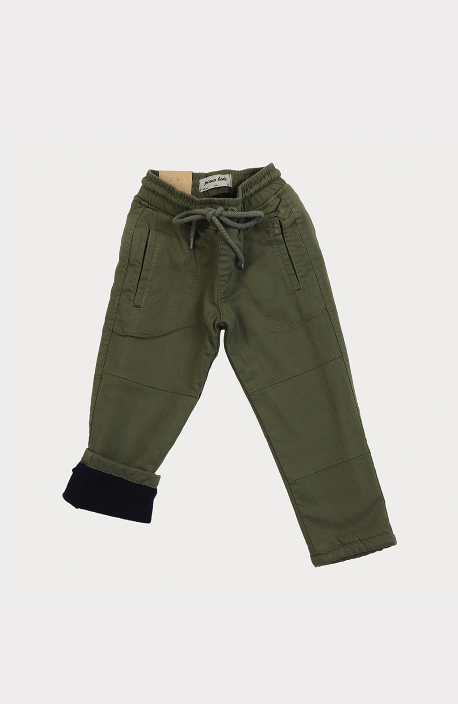 شلوار کتان لاینر دار