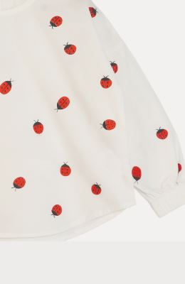 بلوز پوپلین پشت پیلی دار