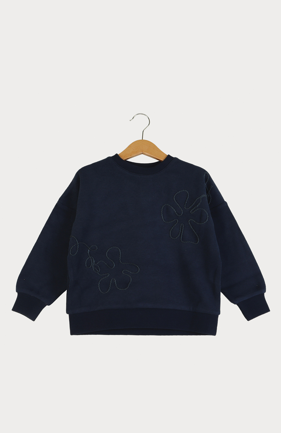 بلوز میلنگی آستین افتاده