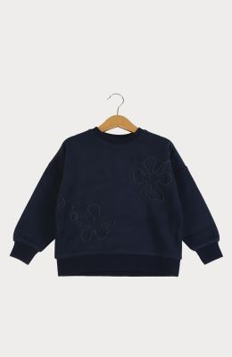 بلوز میلنگی آستین افتاده