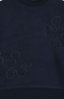 بلوز میلنگی آستین افتاده