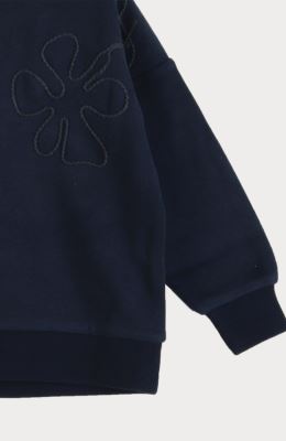 بلوز میلنگی آستین افتاده