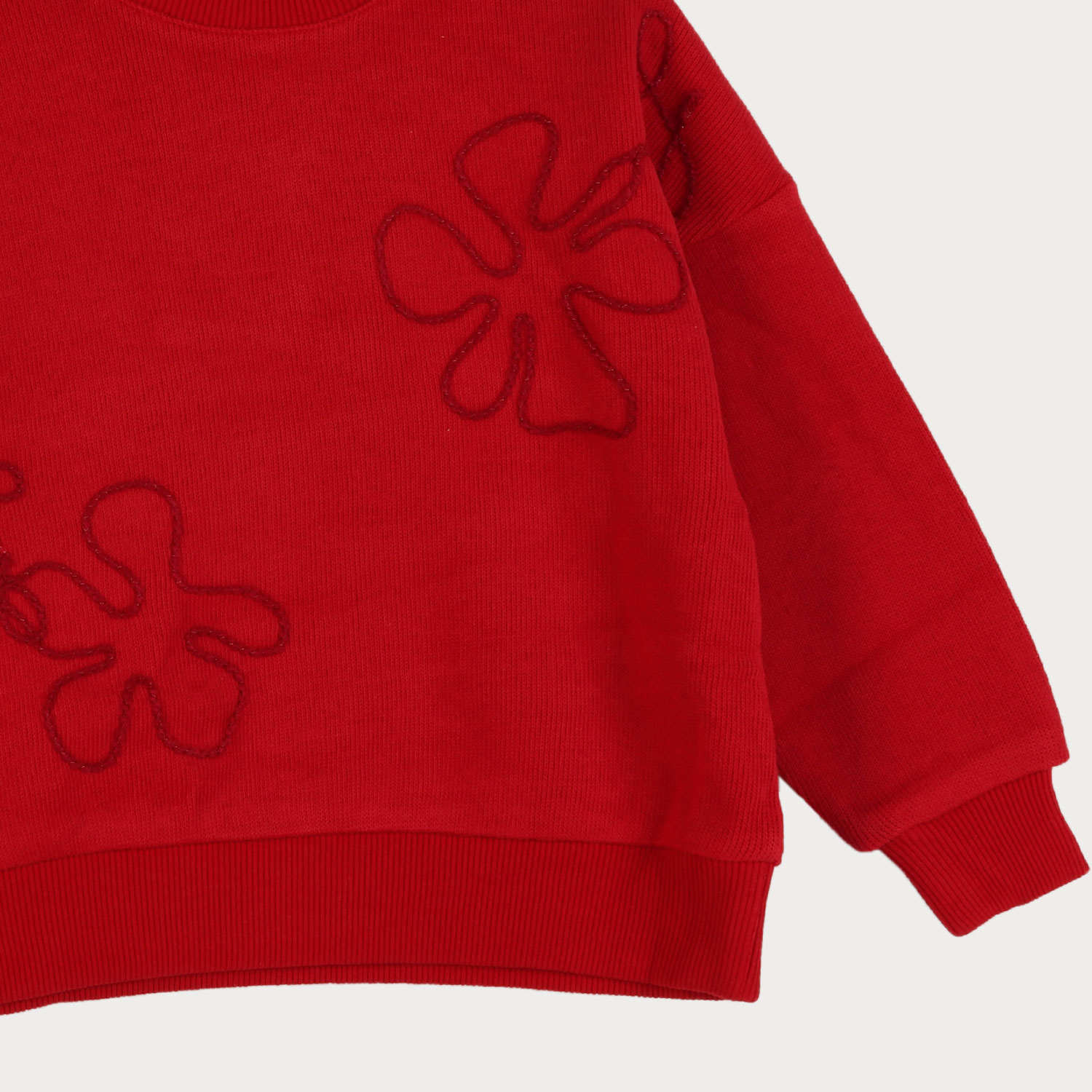 بلوز میلنگی آستین افتاده