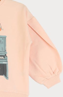 بلوز دورس لایکرا آستین پیلی دار