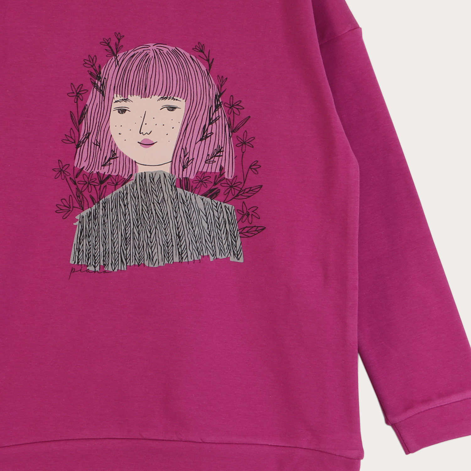 بلوز و لگ فاینریب دمپا چاک دار